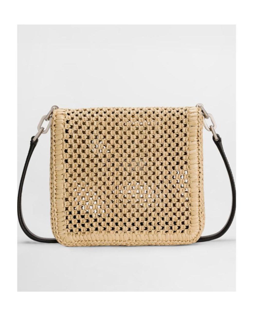 Dolce & Gabbana Natural Woven Marlene Shoulder Bag for men