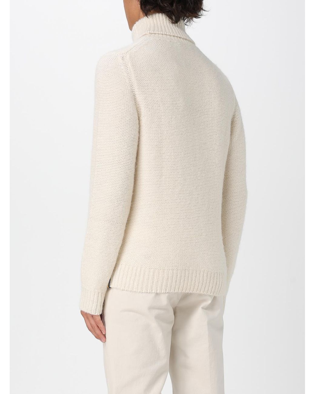 K-Way Natural Turtle Neck Knitted Jumper for men