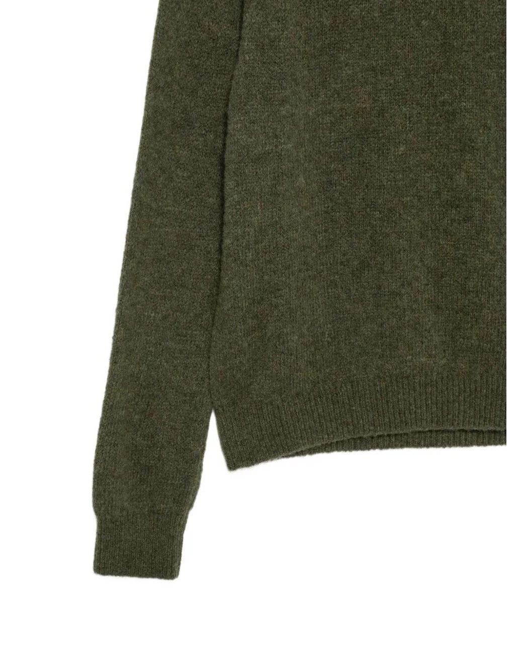 Dries Van Noten Green Long Sleeve Crewneck Jumper for men