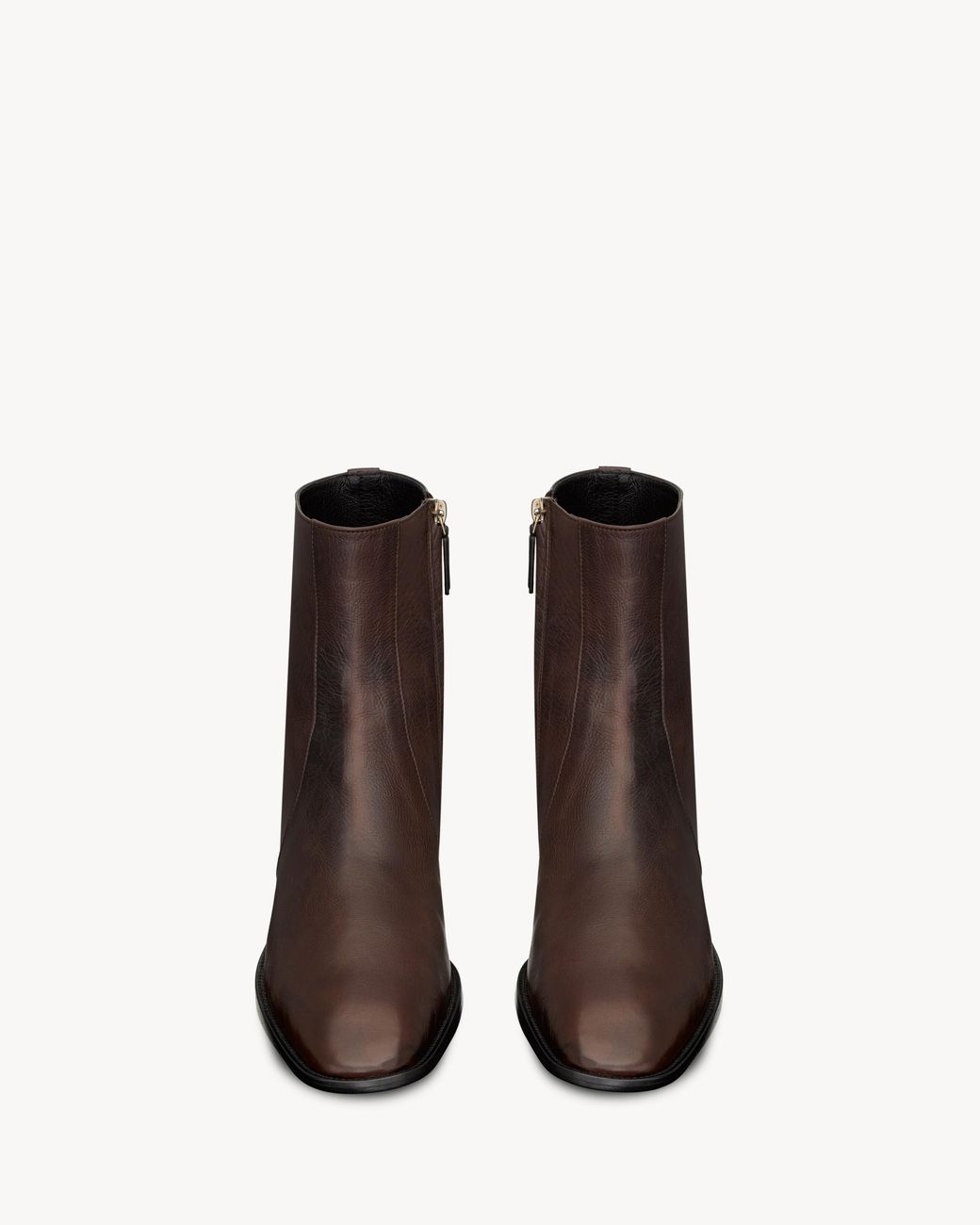 Saint Laurent Brown Stanton Ankle Boots for men