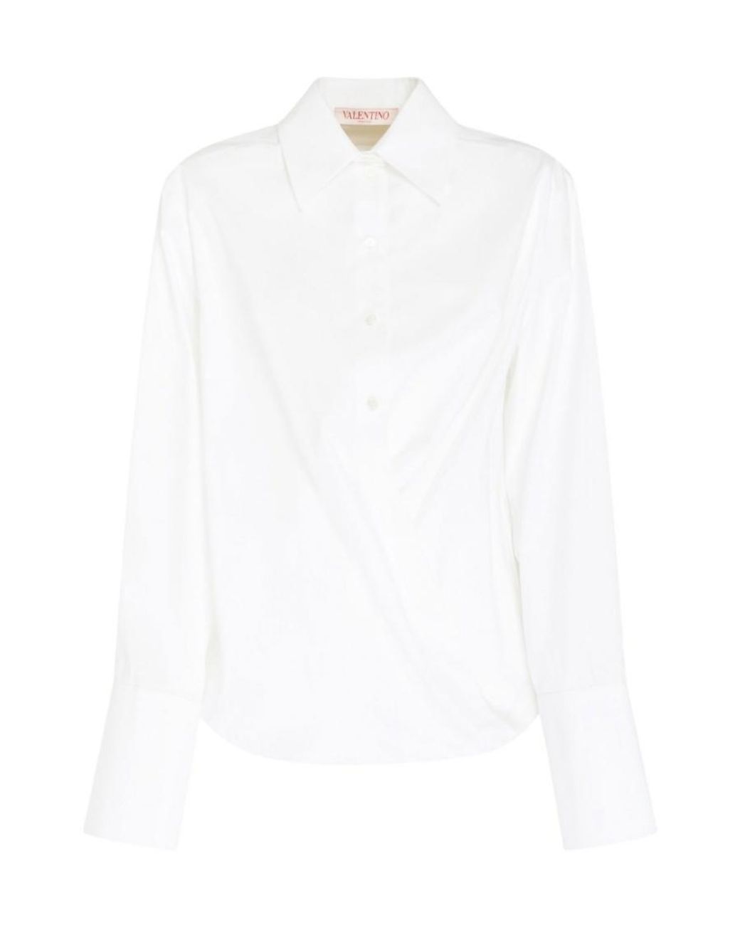 Valentino White Long-Sleeved Shirt