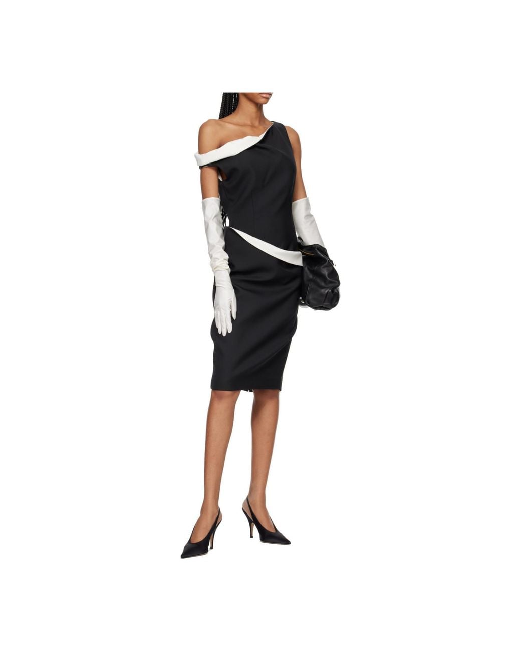 Rohe Black Asymmetrical Dress