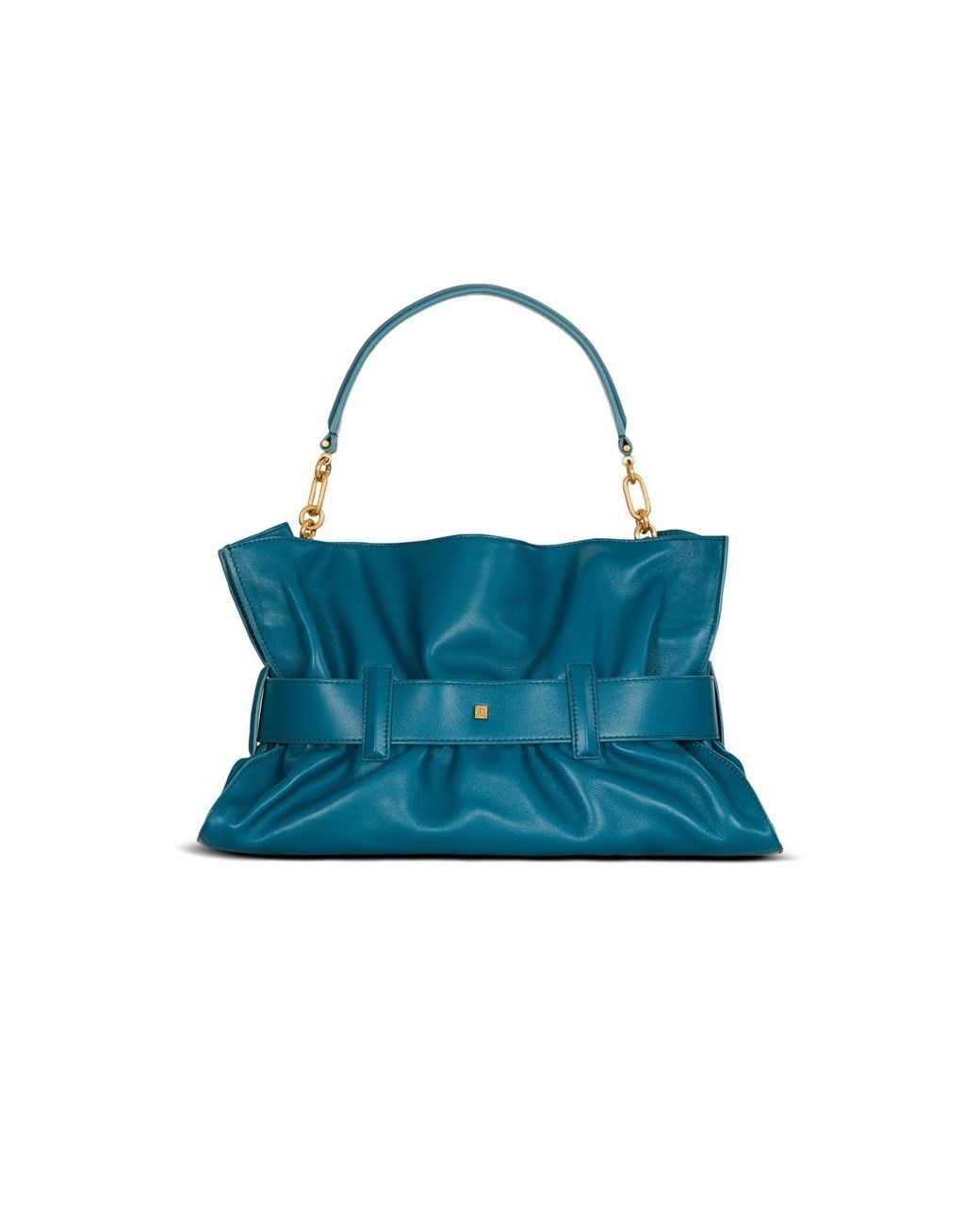 Balmain Blue Medium Anthem Bag