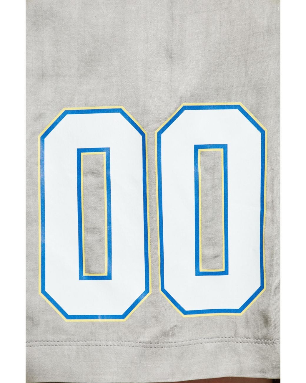 Off-White c/o Virgil Abloh Blue Logo Printed Shorts