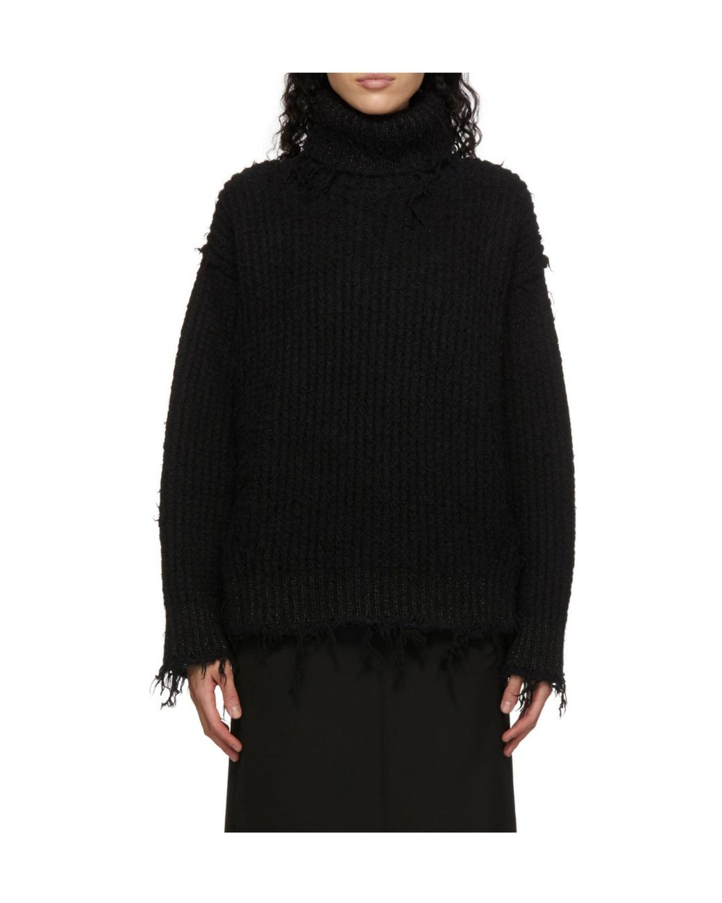 Moncler Black Knitted Pullover