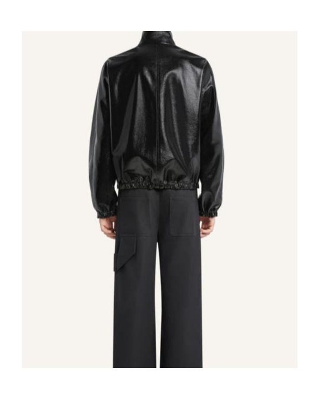 Courreges Black Pockets Zip-Up Jacket for men