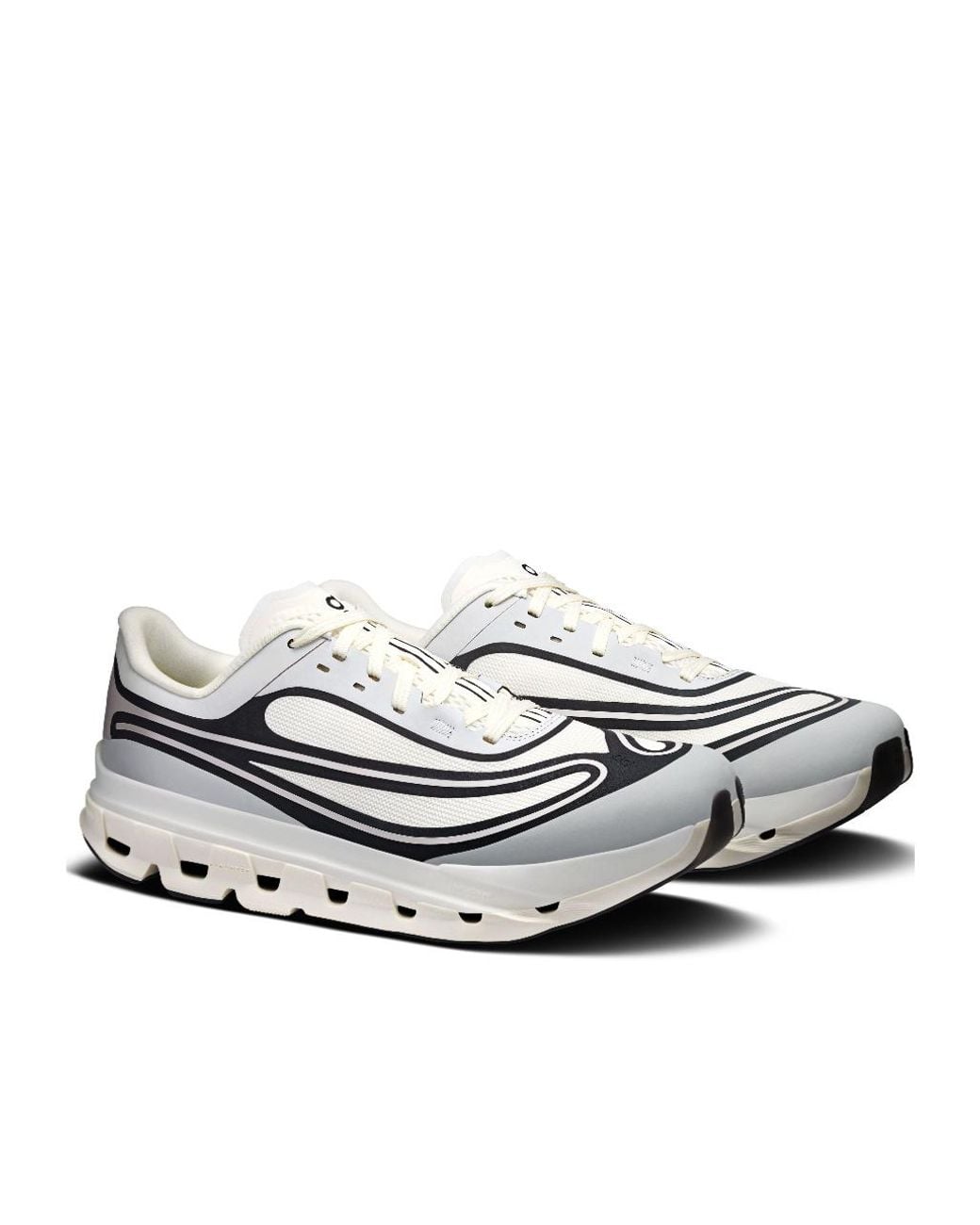 On Shoes White Cloudflow 5 Ad Lace-Up Sneakers for men