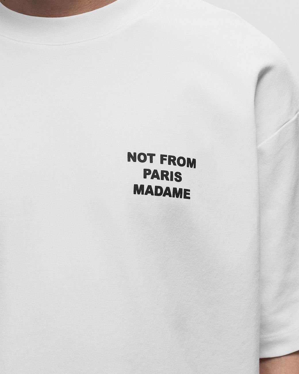 Drole de Monsieur White Drôle De Monsieur Le T-Shirt Slogan T-Shirt for men