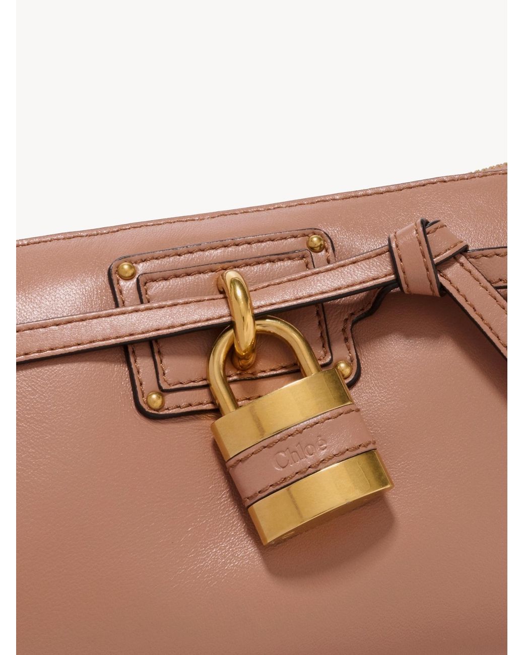 Chloé Brown Mini Paddington Sling Pouch With Strap