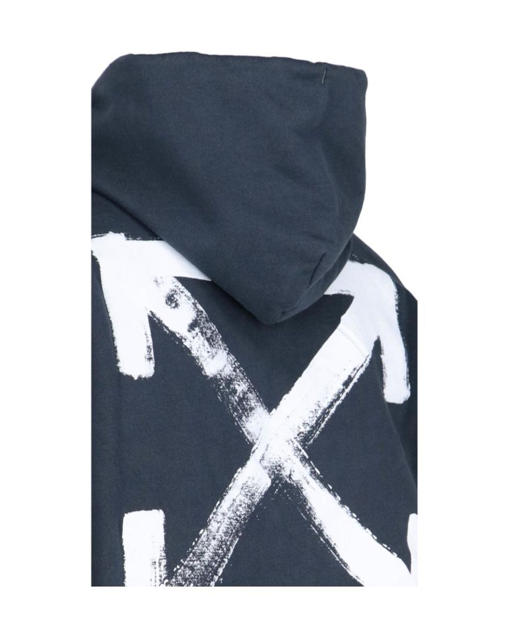 Off-White c/o Virgil Abloh Blue Arrows-Print Hoodie for men