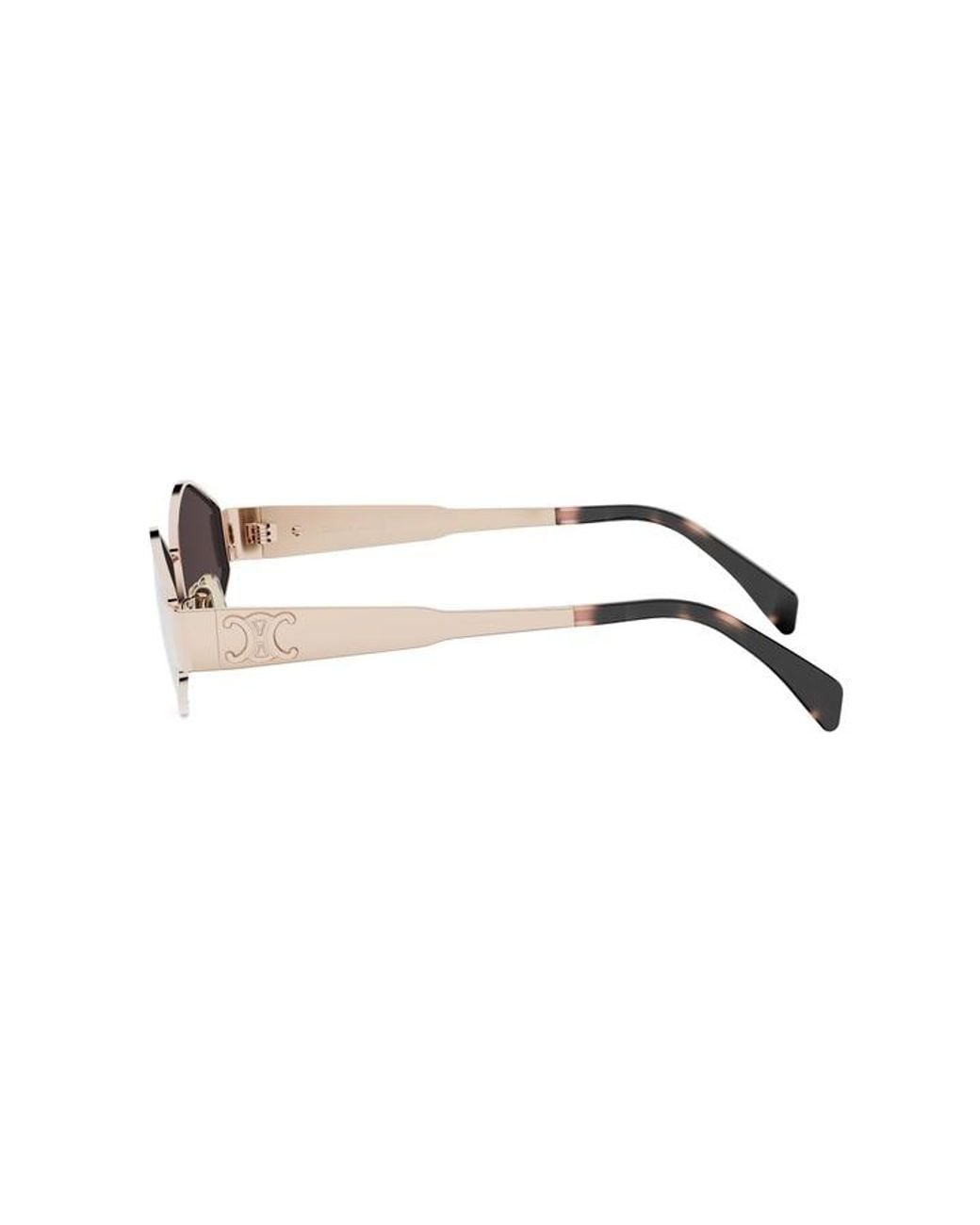 Céline White Full Frame Sunglasses