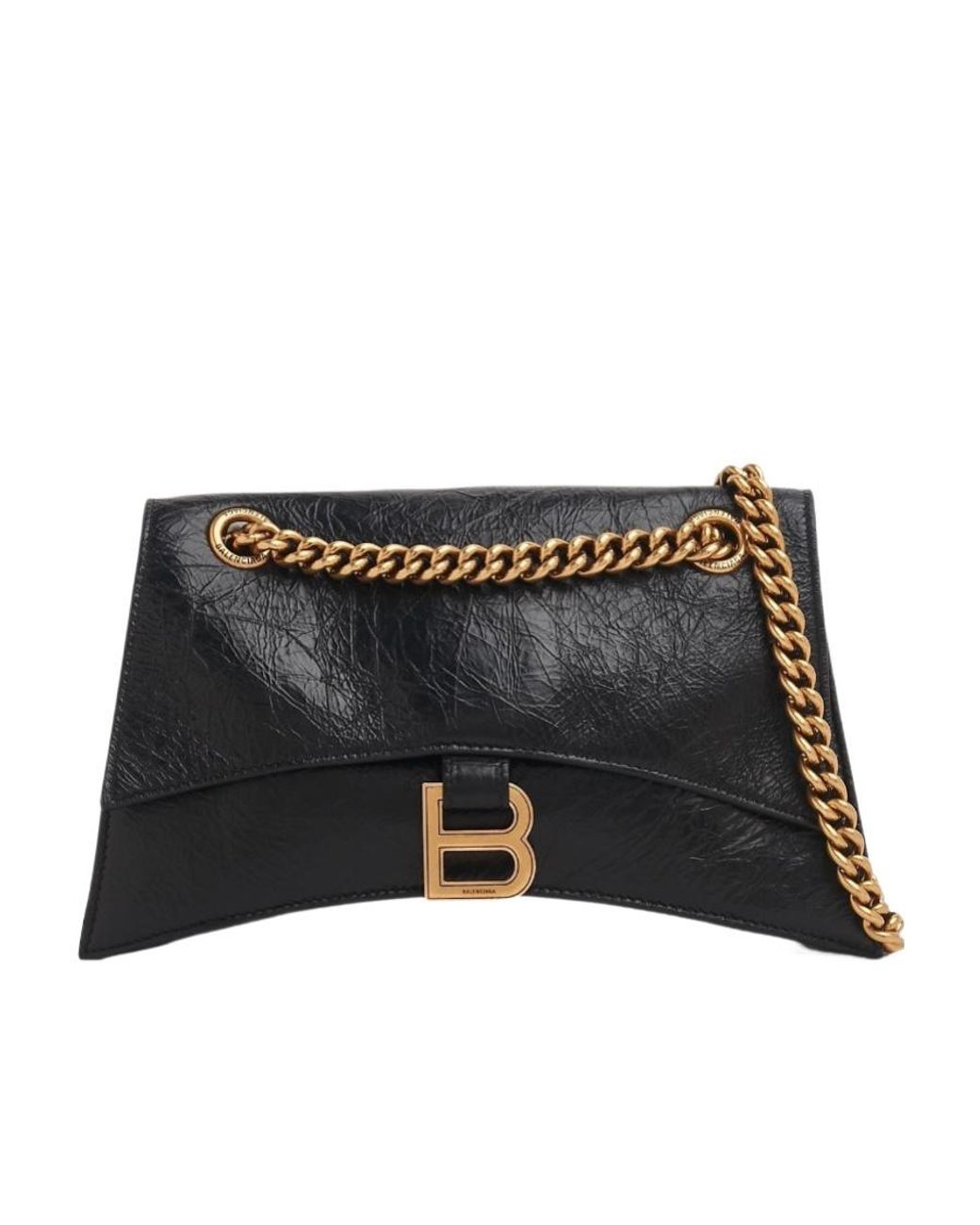 Balenciaga Black Crush Chain Small Shoulder Bag