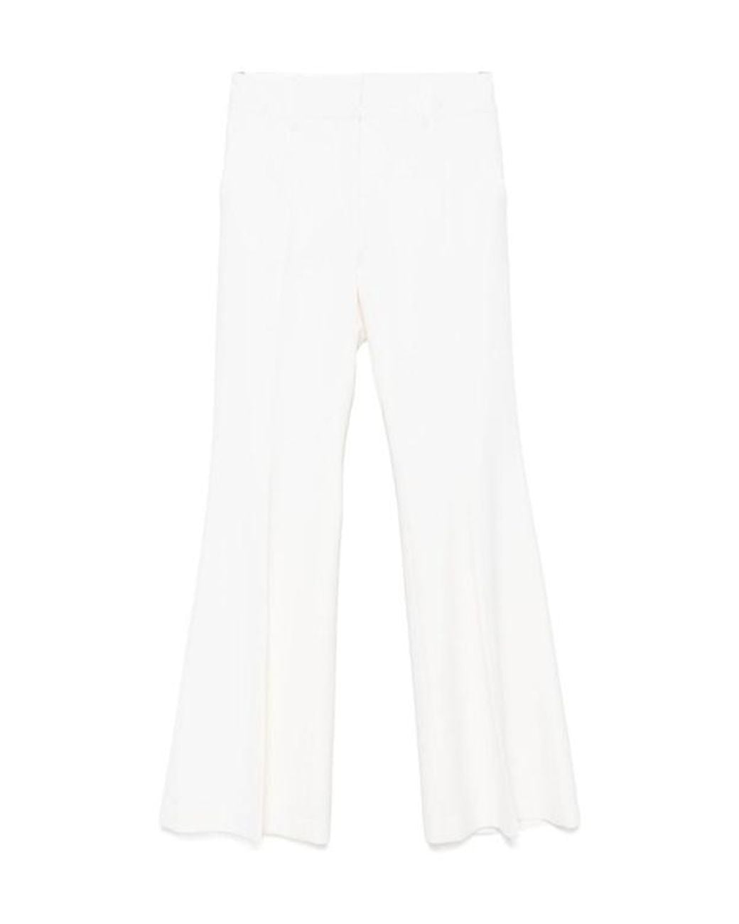 Gabriela Hearst White Bell-Bottoms