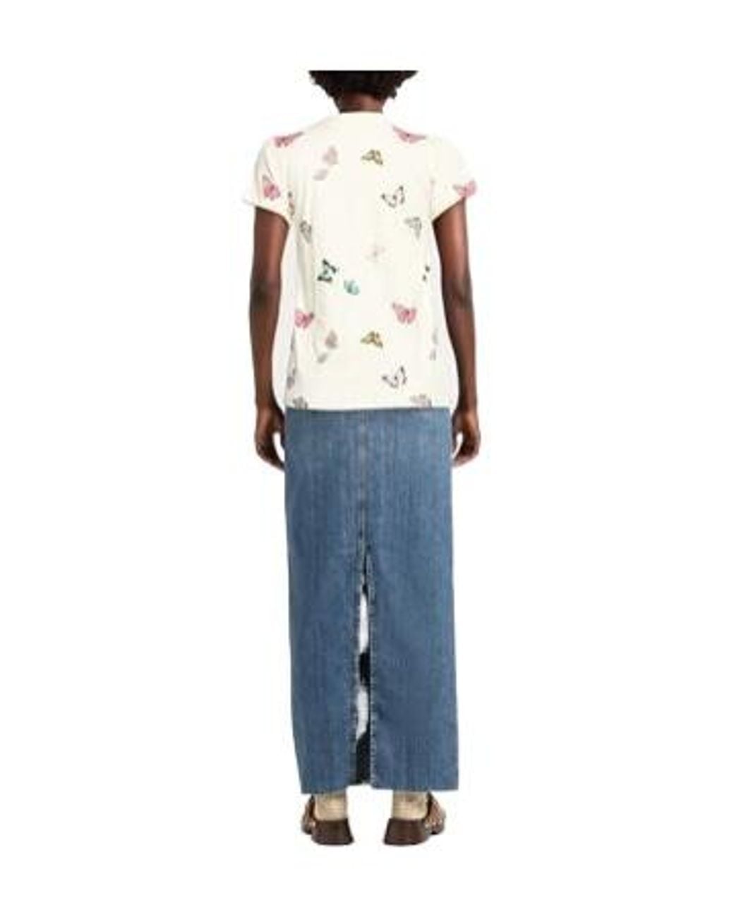 Rag & Bone Natural Crew-Neck Short-Sleeve T-Shirt