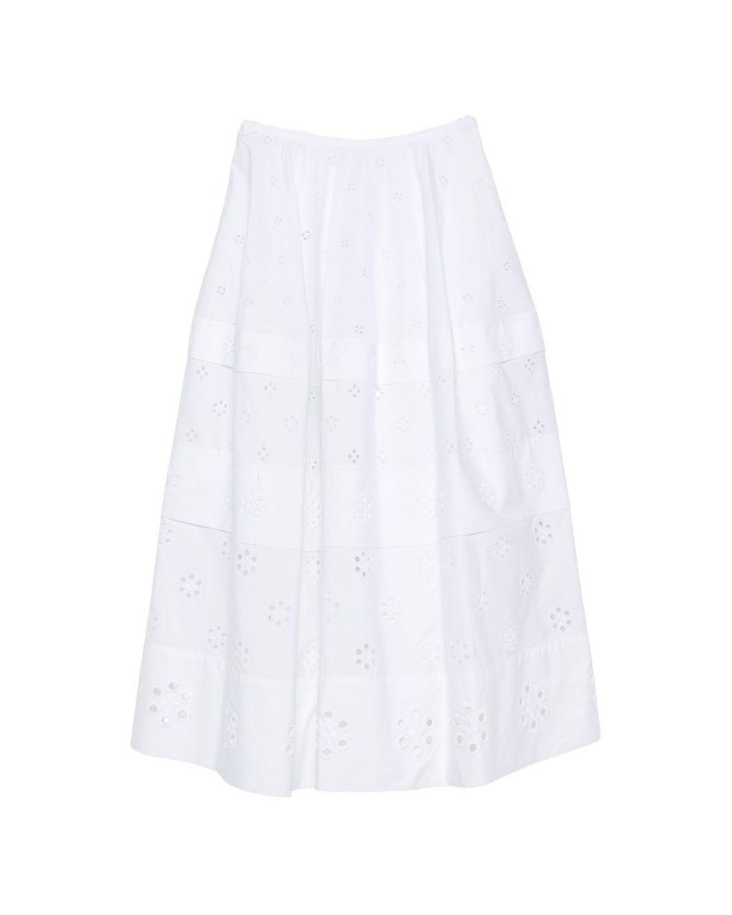 Céline White Skirt