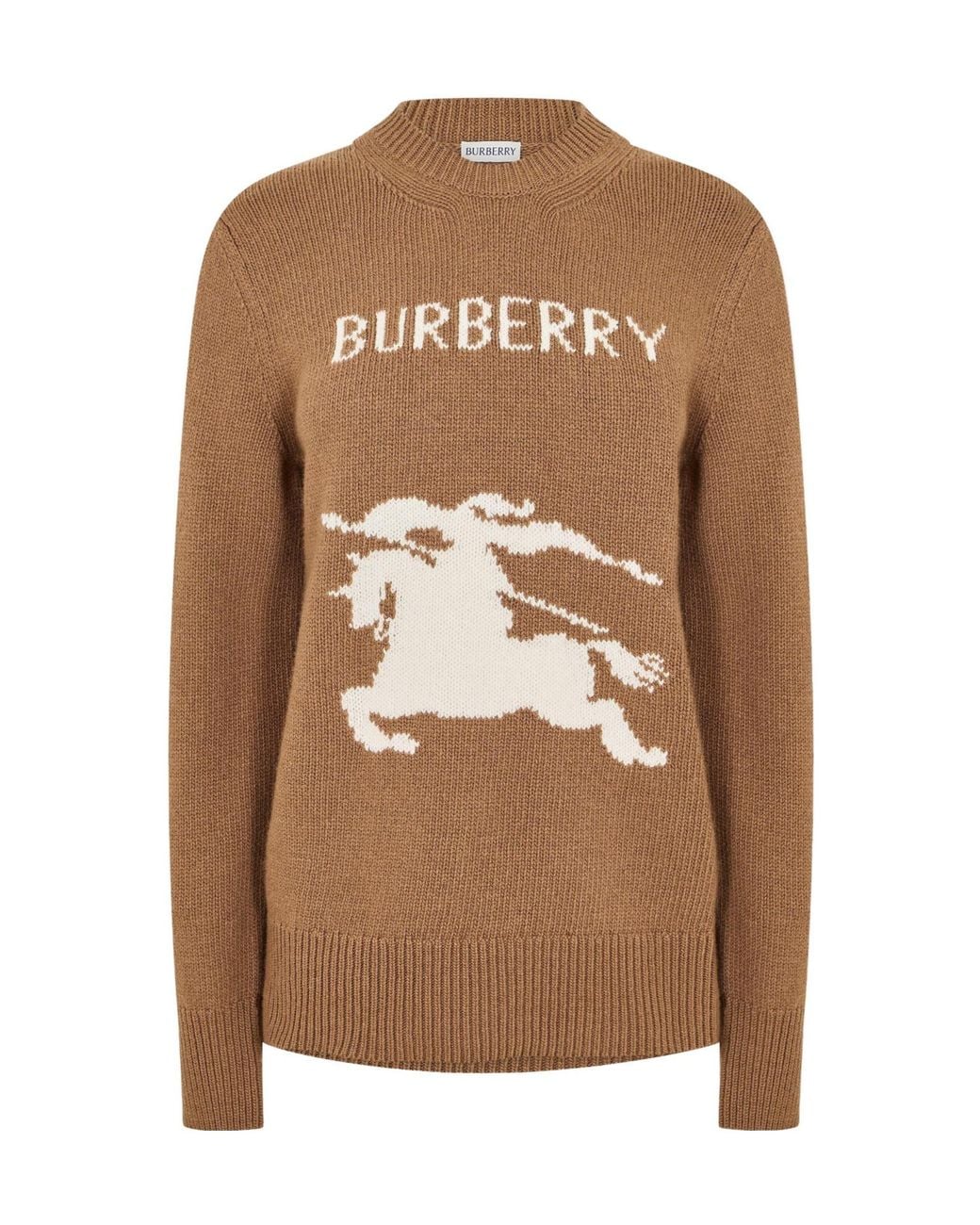 Burberry Brown Scarlett Crew Neck Jumper