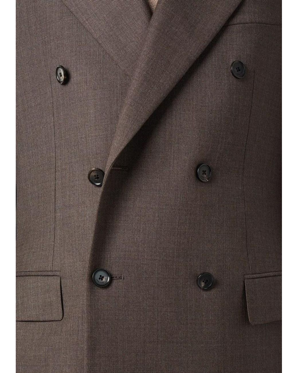 Loro Piana Brown International Suit for men