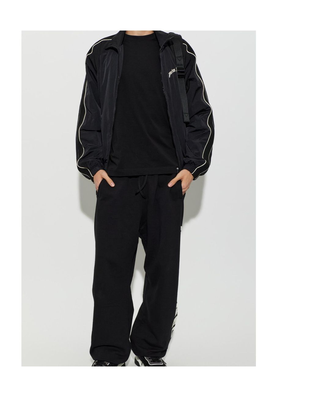 Palm Angels Black Long-Sleeve T-Shirt for men