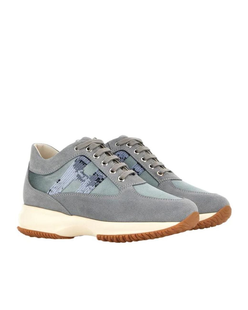 Hogan Gray Interactive Sneakers