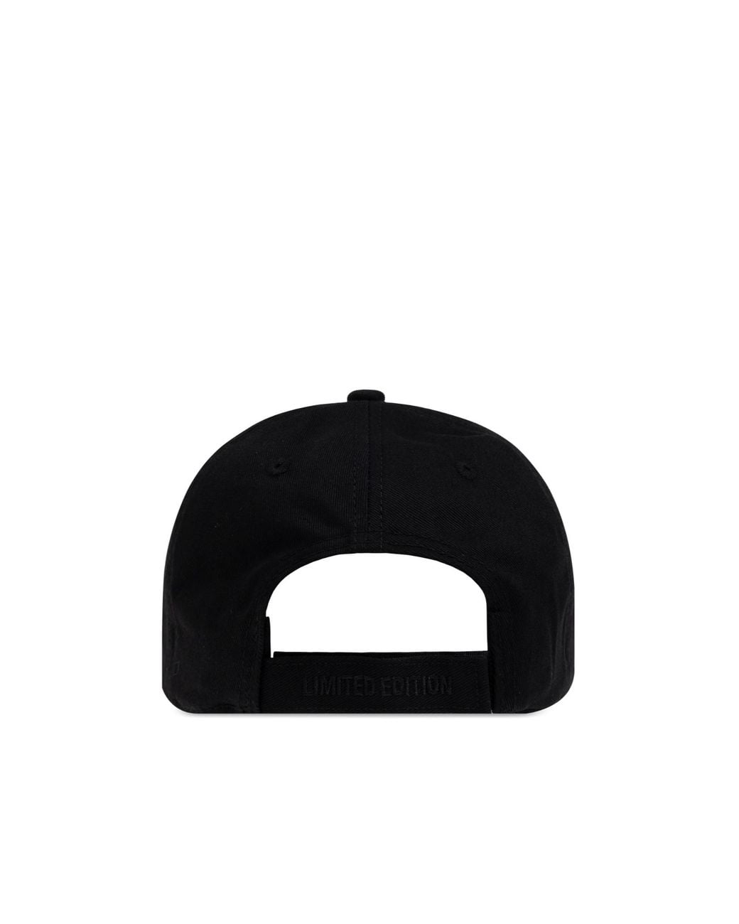 Vetements Black Logo Detailed Baseball Cap for men