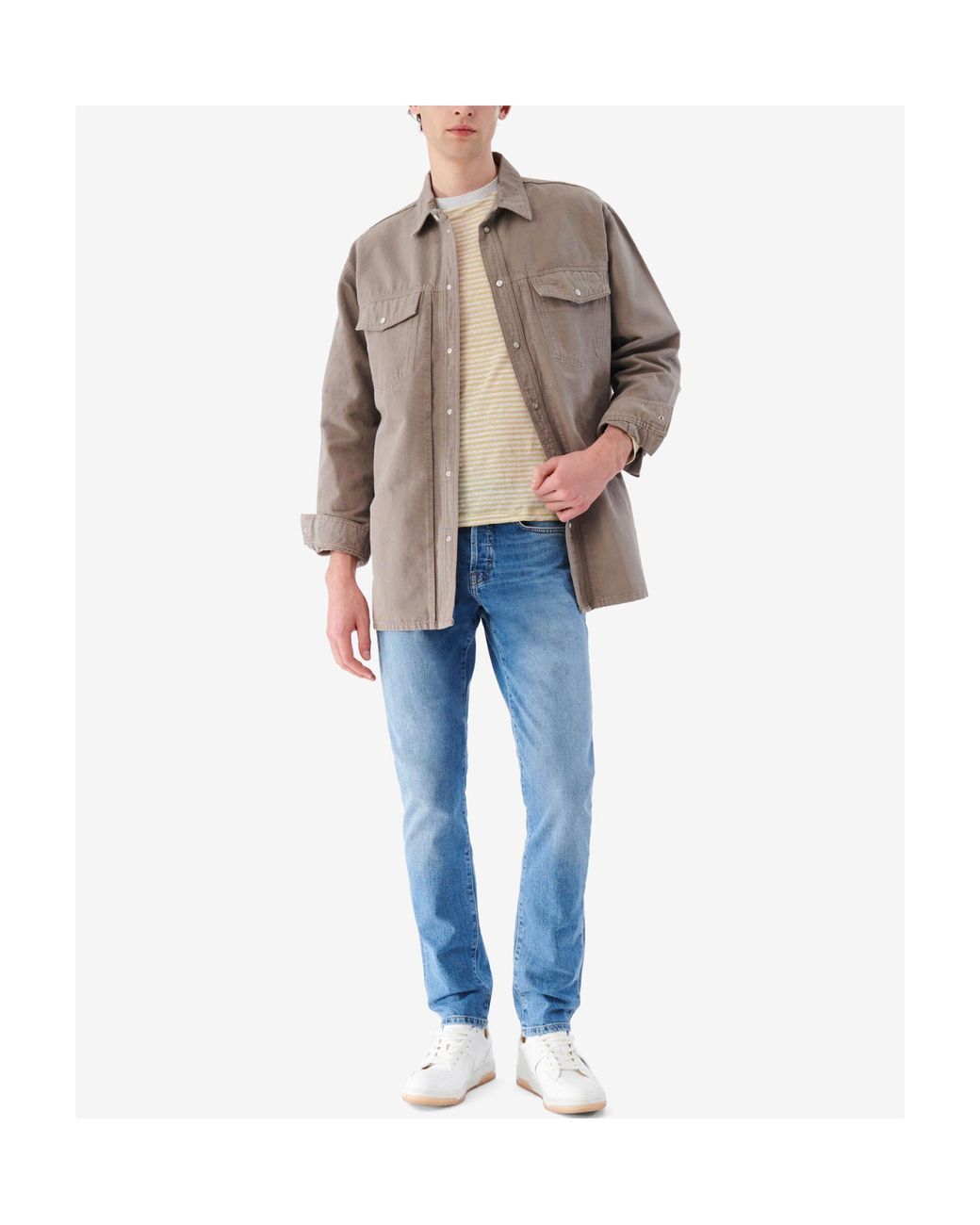 IRO Gray Long-Sleeved Shirt for men