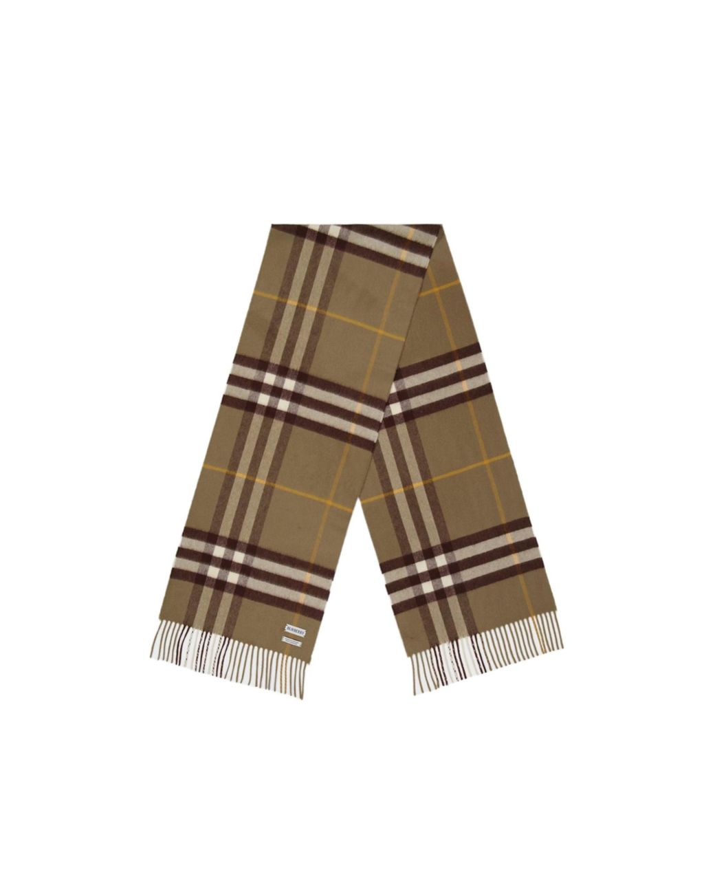 Burberry Multicolor Plaid Pattern Scarf for men