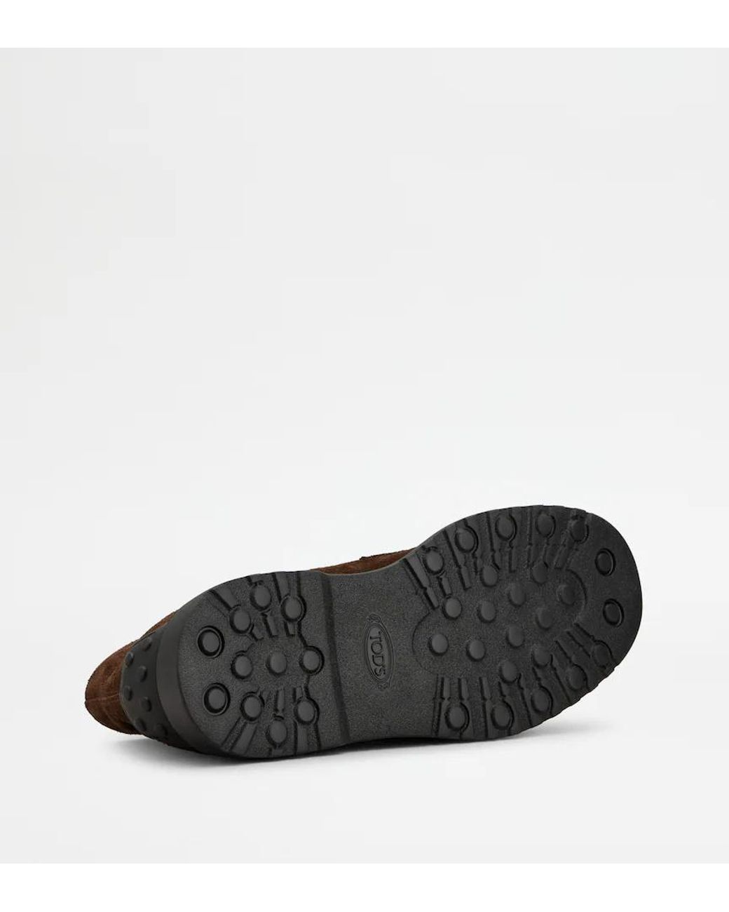 Tod's Brown Carrarmato Light Ankle Boots for men