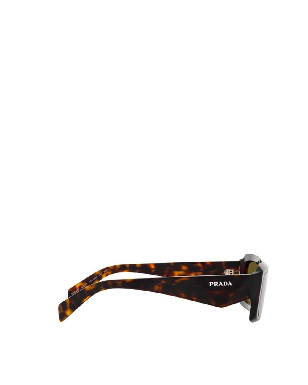 Prada Green Eyewear Rectangle Frame Sunglasses for men