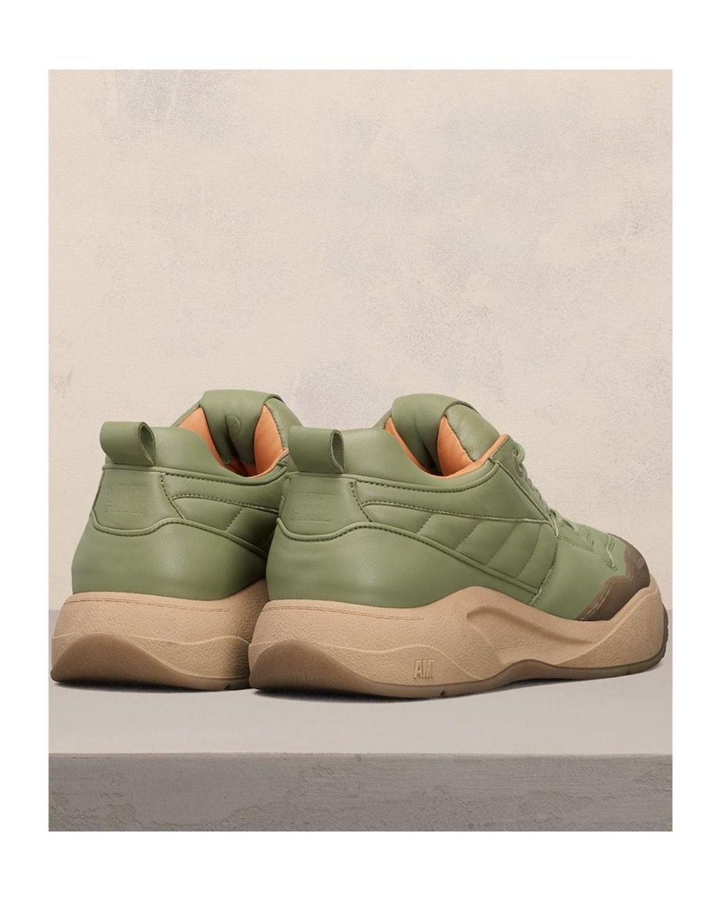 AMI Green Ami Sn1509 Sneakers for men