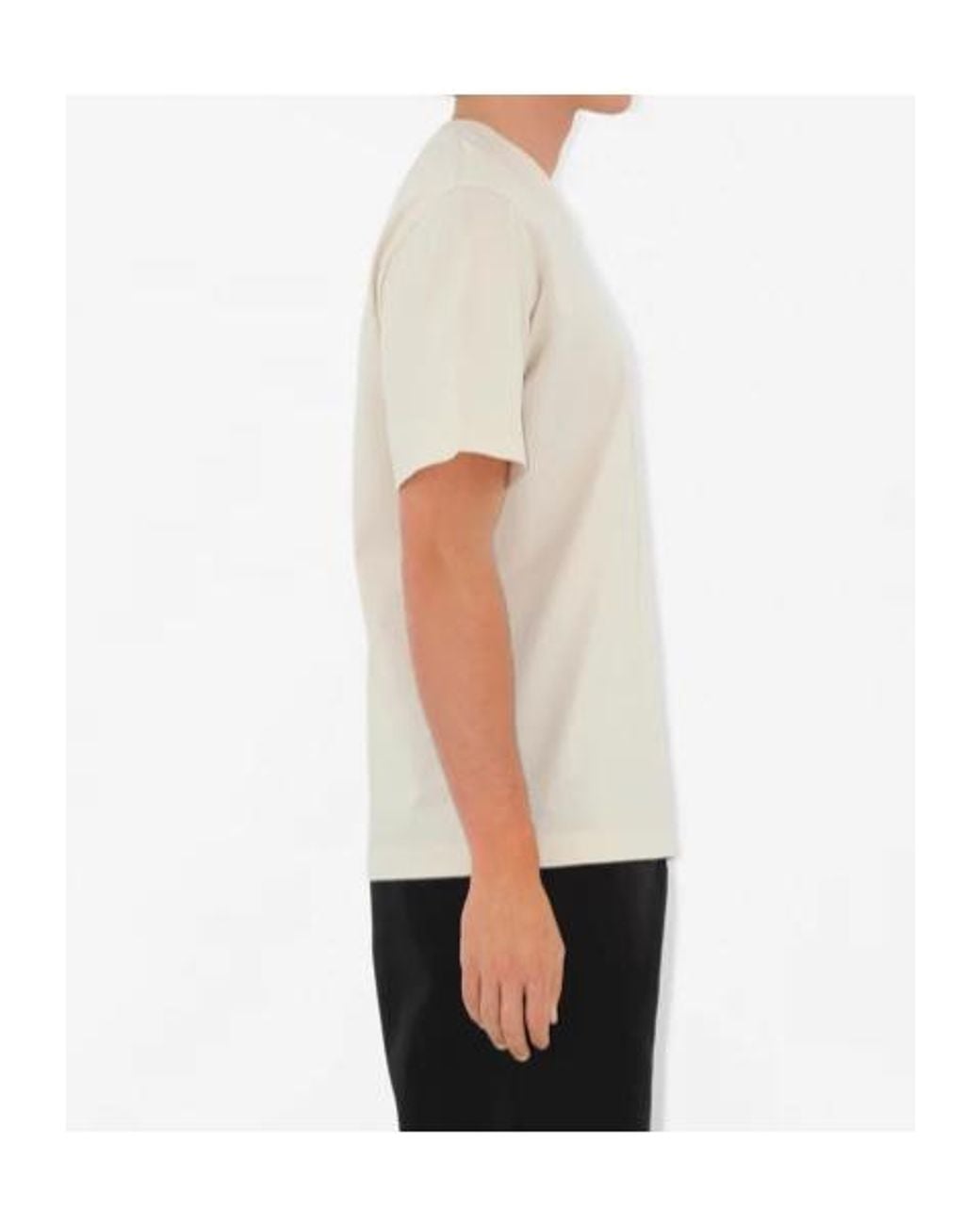 Burberry White B Shield T-Shirt for men
