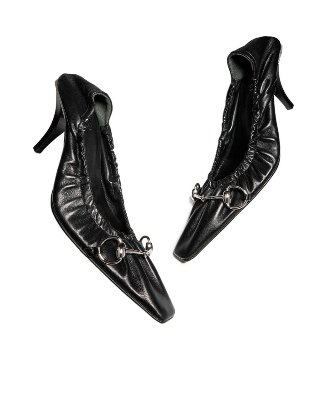 Gucci Black Vittoria Pump With Elastic