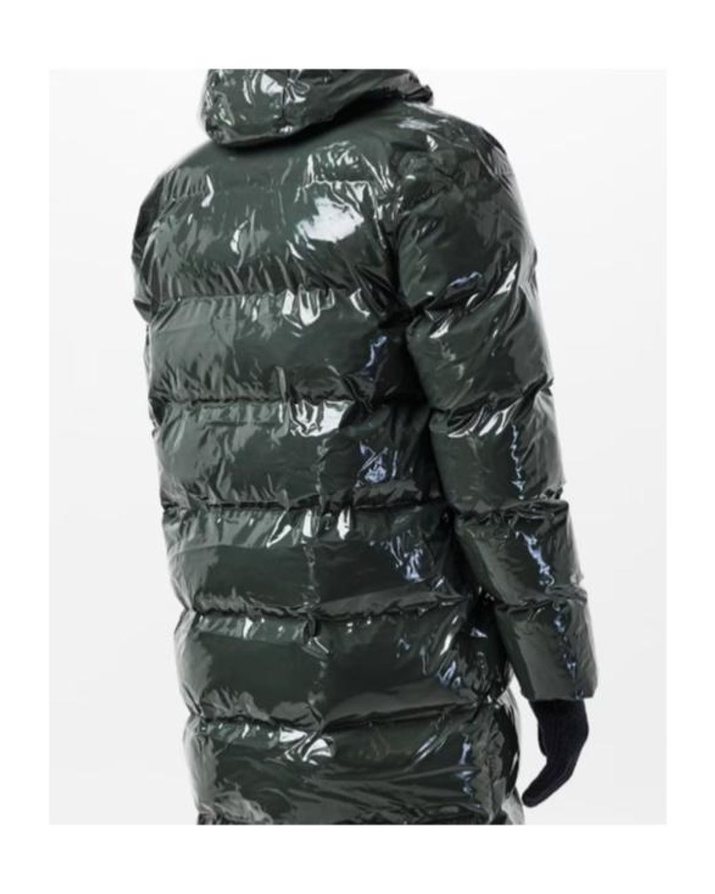 Rains Gray Long-Sleeved Cotton-Padded Jacket for men
