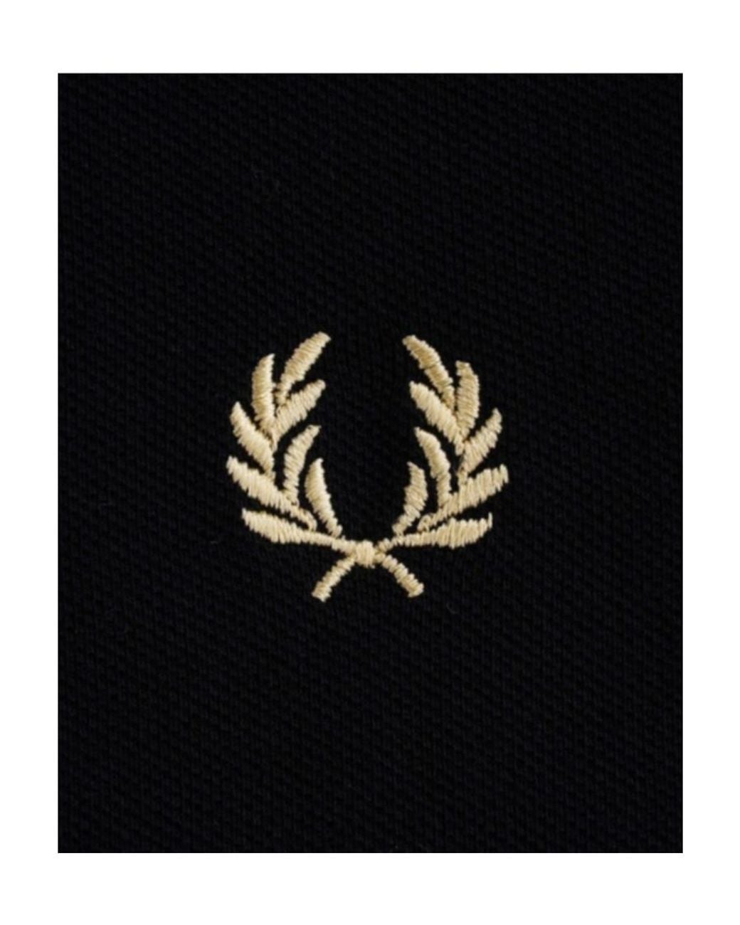 Fred Perry Black M3 Piqué Polo Shirt for men