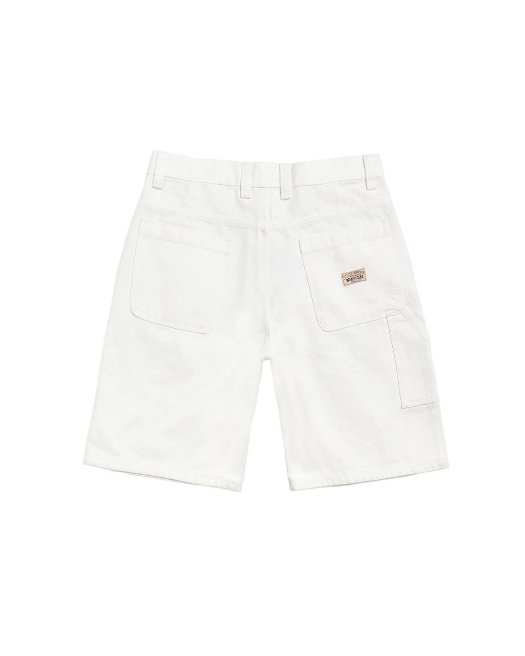 Stussy White Multi-Pocket Shorts for men