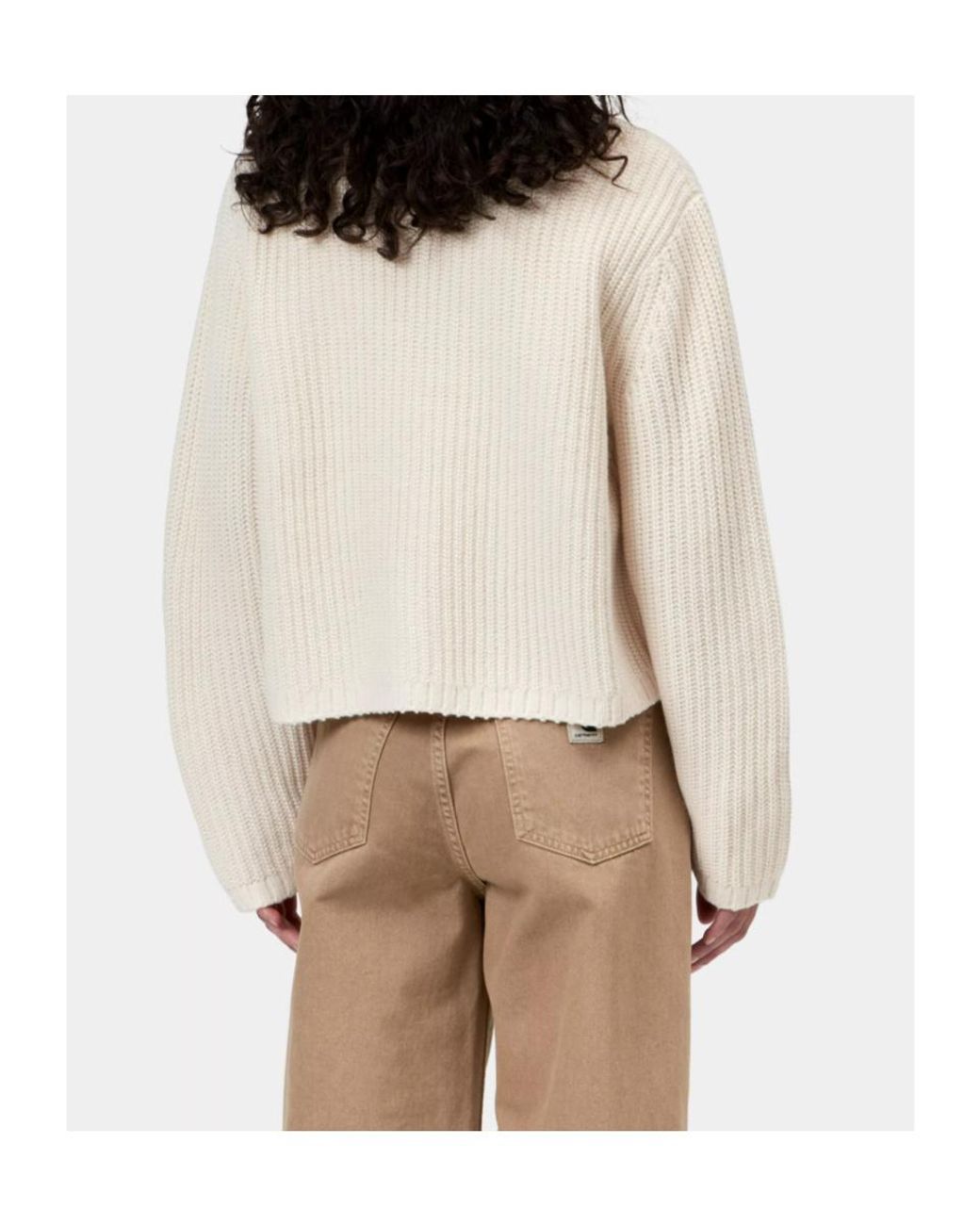 Carhartt Natural Detroit Half-Zip Sweater