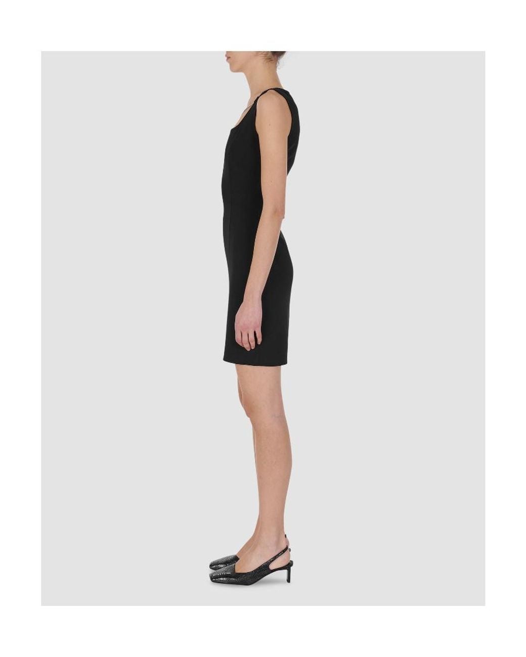1017 ALYX 9SM Black Chain Detail Sleeveless Dress