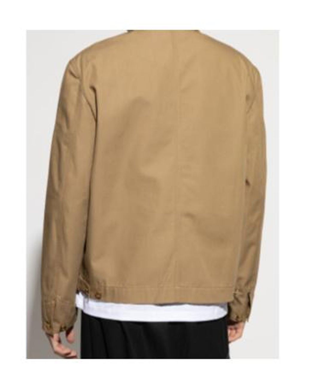Versace Natural Jacket With Appliqué for men