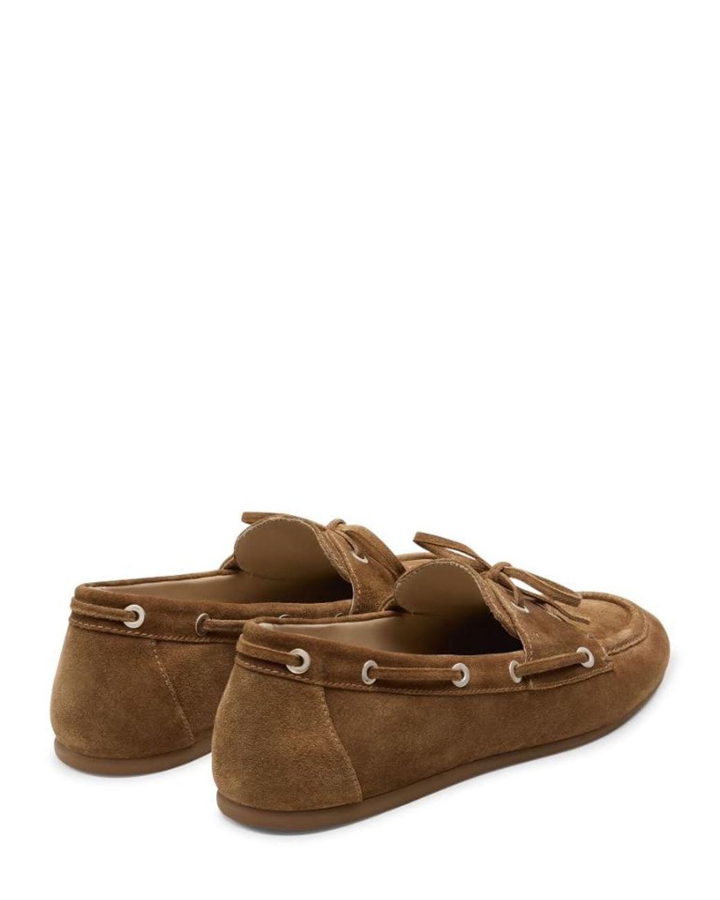 Stuart Weitzman Brown Tinsley Moccasin