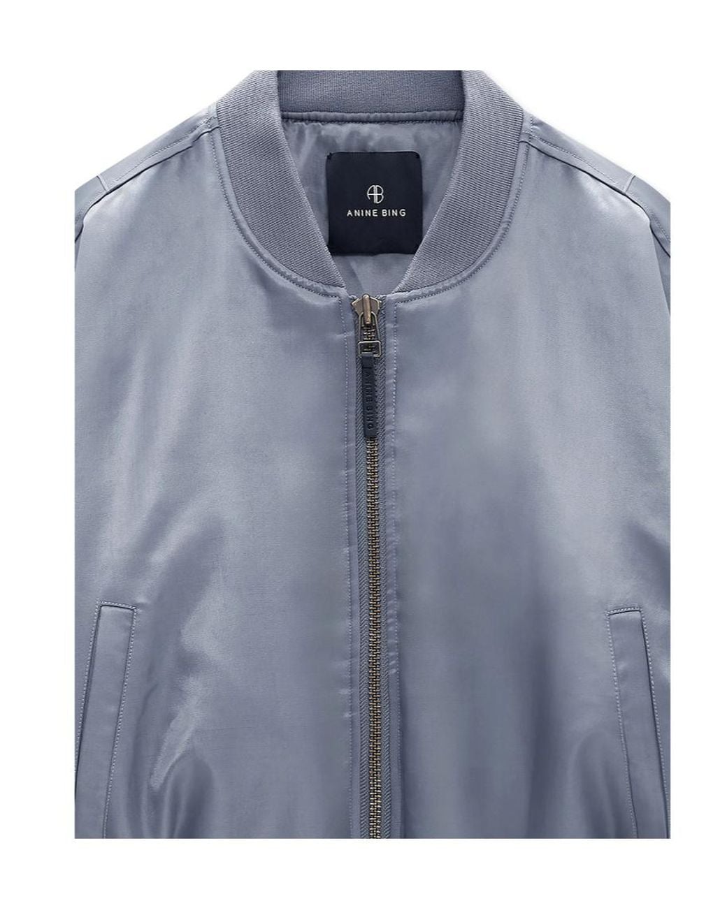 Anine Bing Blue Leon Bomber Jacket
