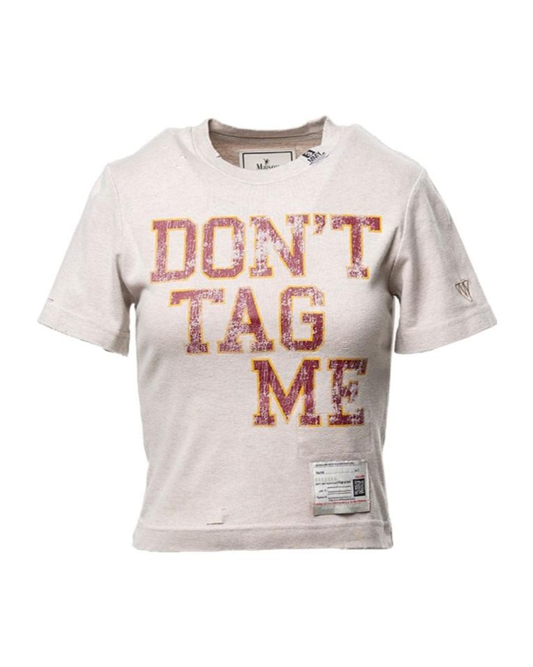 Maison Mihara Yasuhiro White Printed T-Shirt
