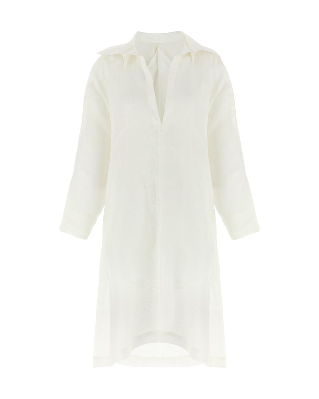 Issey Miyake White Hempen Dress