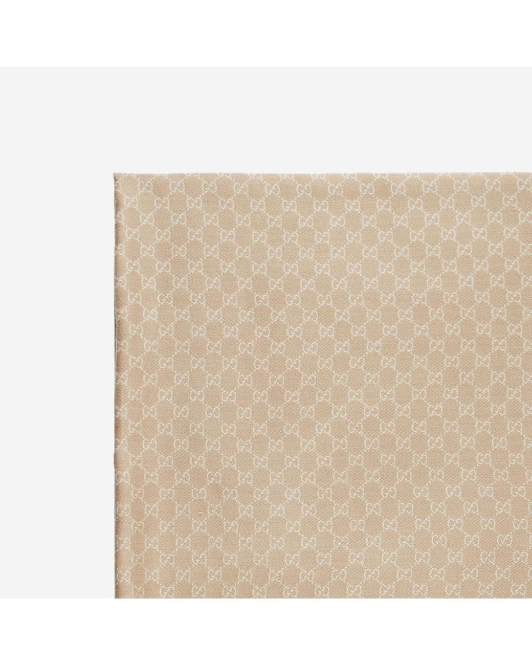 Gucci Natural Gg Printed Shawl