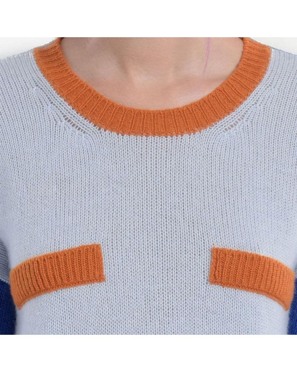 Marni Blue Round Neck Cashmere Sweater