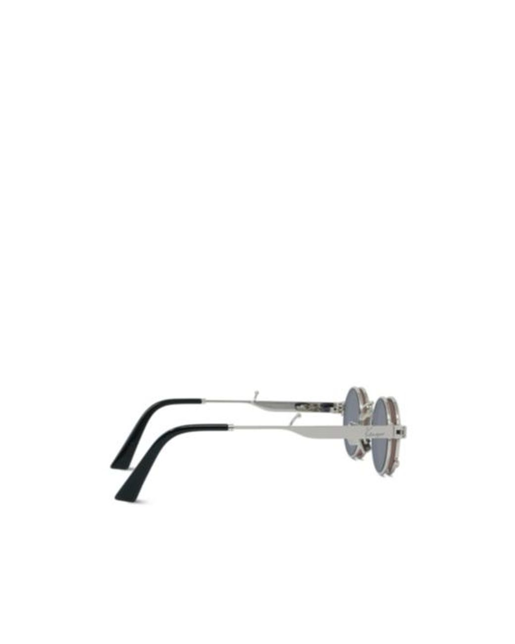 KENZO White Round Frame Sunglasses for men