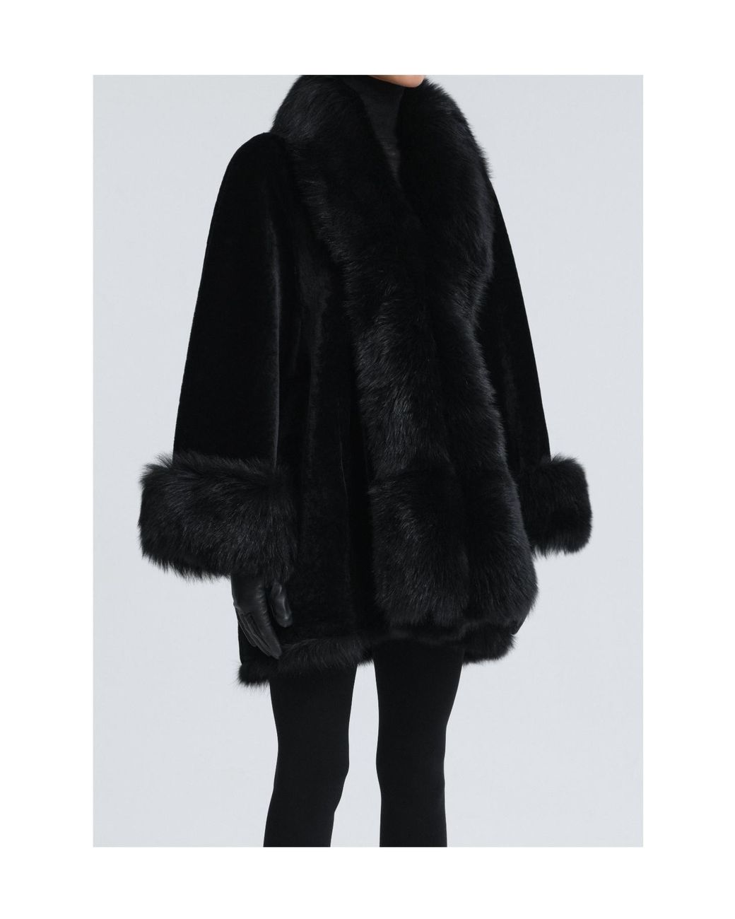 Nour Hammour Black Long-Sleeved Coat