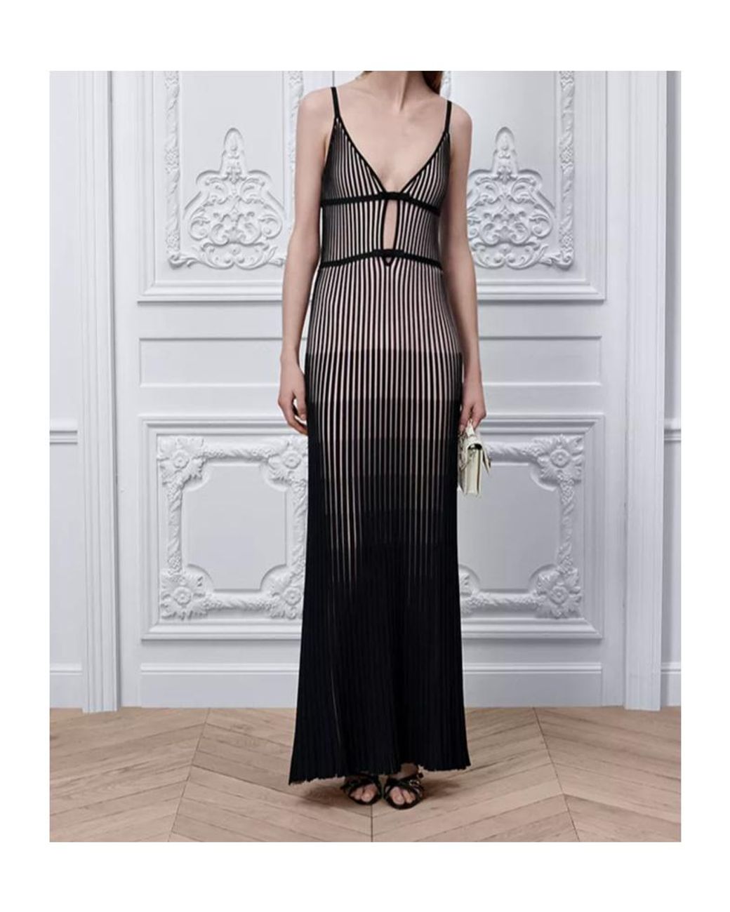Dior Black Iviera Long Fitted Dress