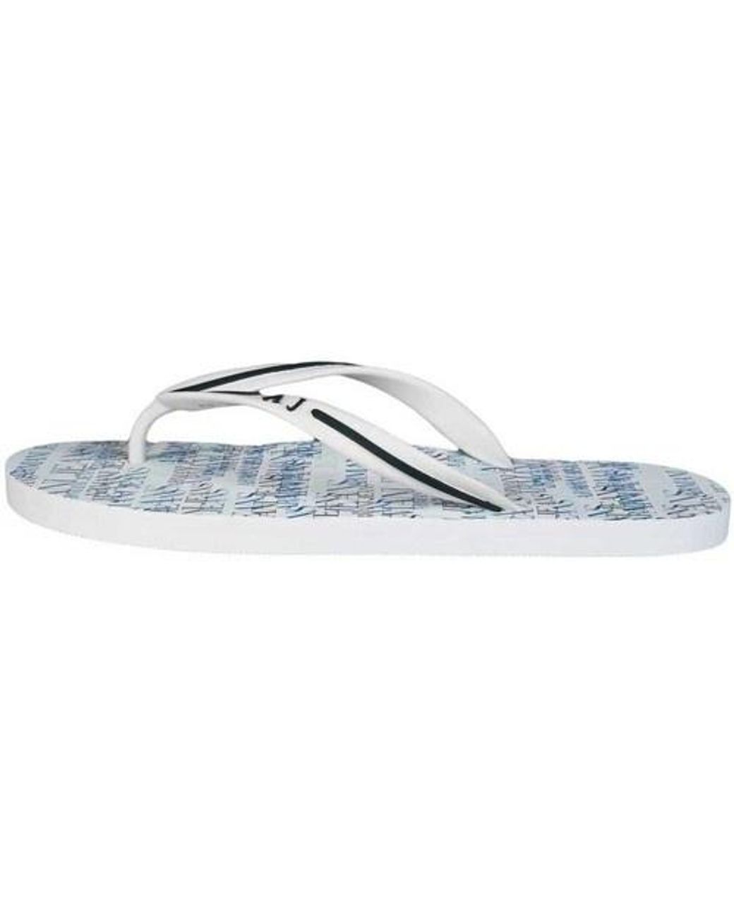 Armani Jeans White Logo Details, Flip-Flops for men