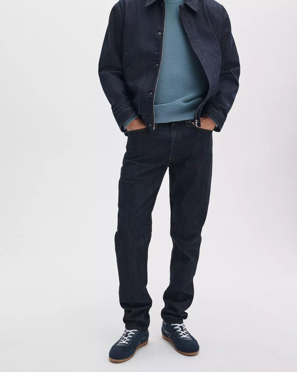 Rag & Bone Blue Belt-Loop Jeans for men