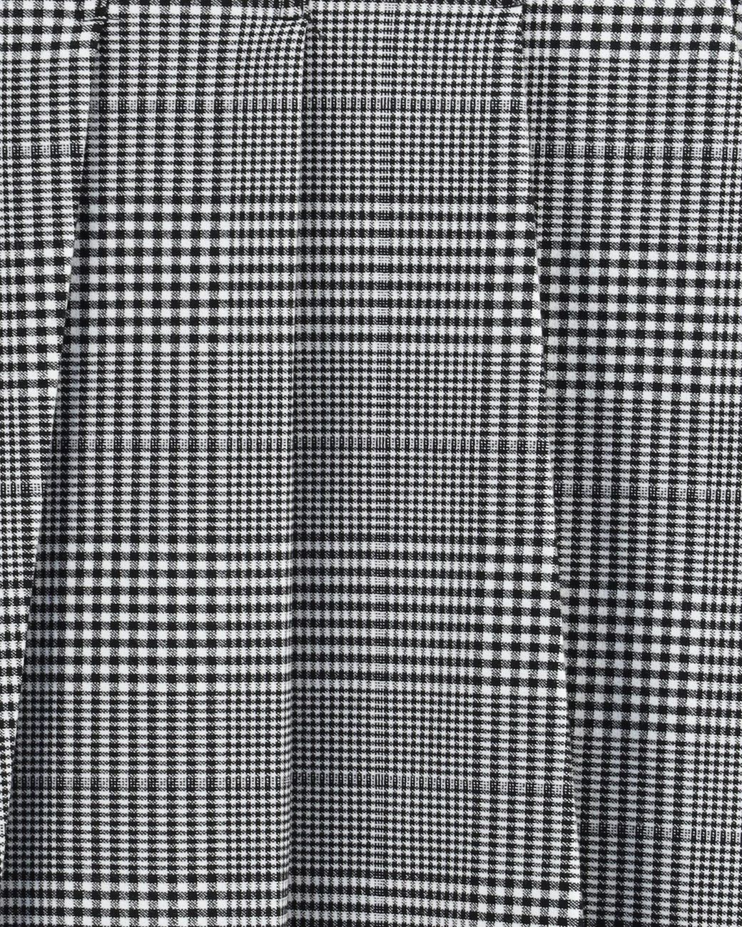 Self-Portrait Gray Prince Of Wales-Check Skirt