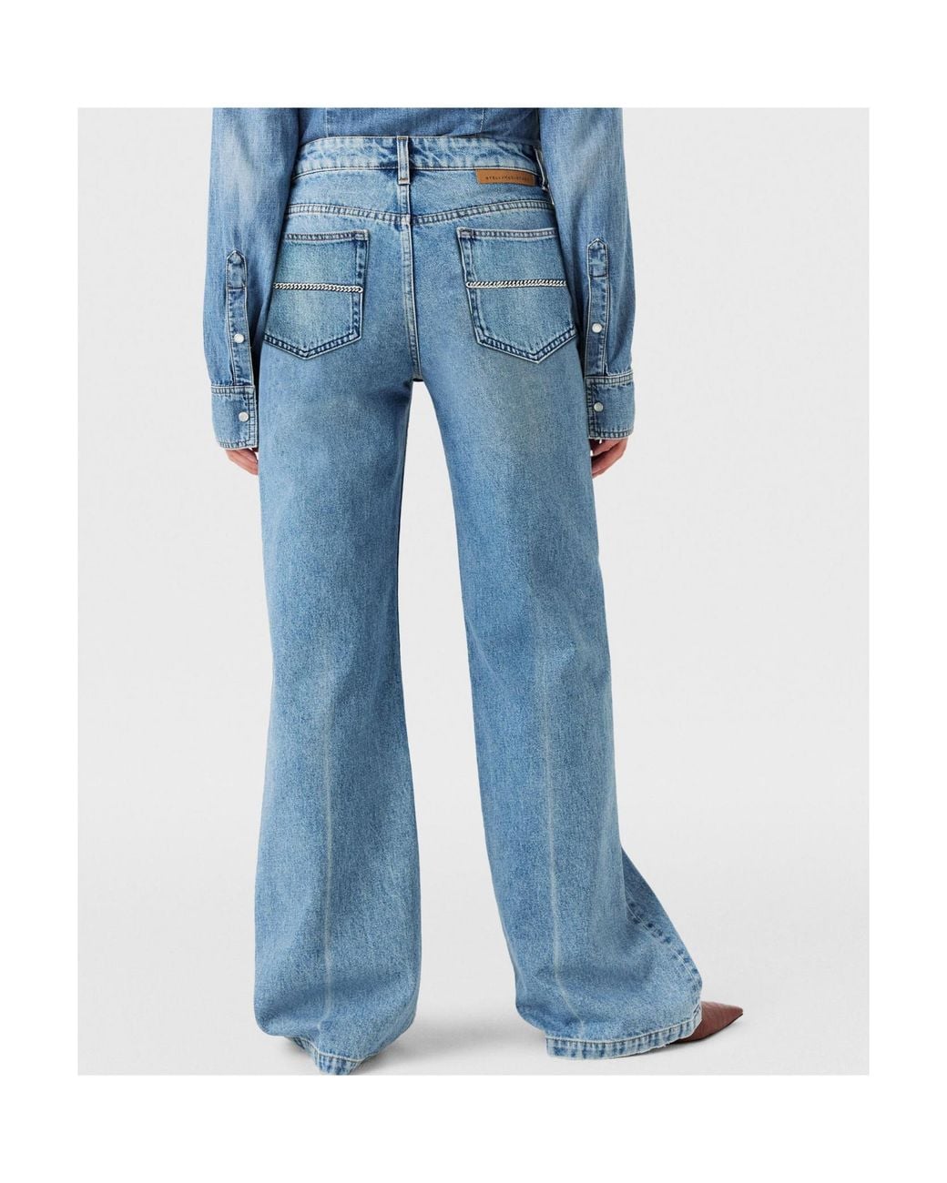 Stella McCartney Blue Straight Leg Jeans